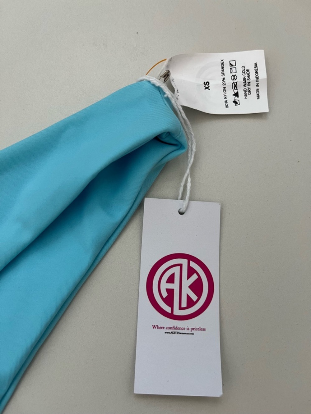 Light Blue V-Waist Bikini Bottom - Women Swim XS - Picture 3 of 6